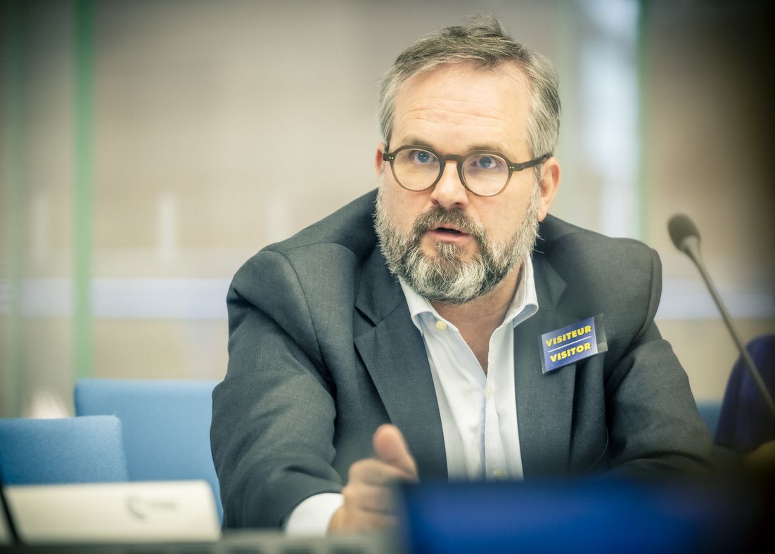 Matthias Berninger at the meeting of the Food Security Task Force in Brussels