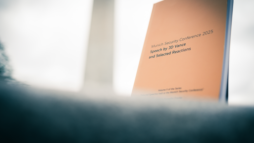 Buch "Munich Security Conference 2025 | Selected Key Speeches, Vol. 2: Speech by JD Vance and Selected Reactions"