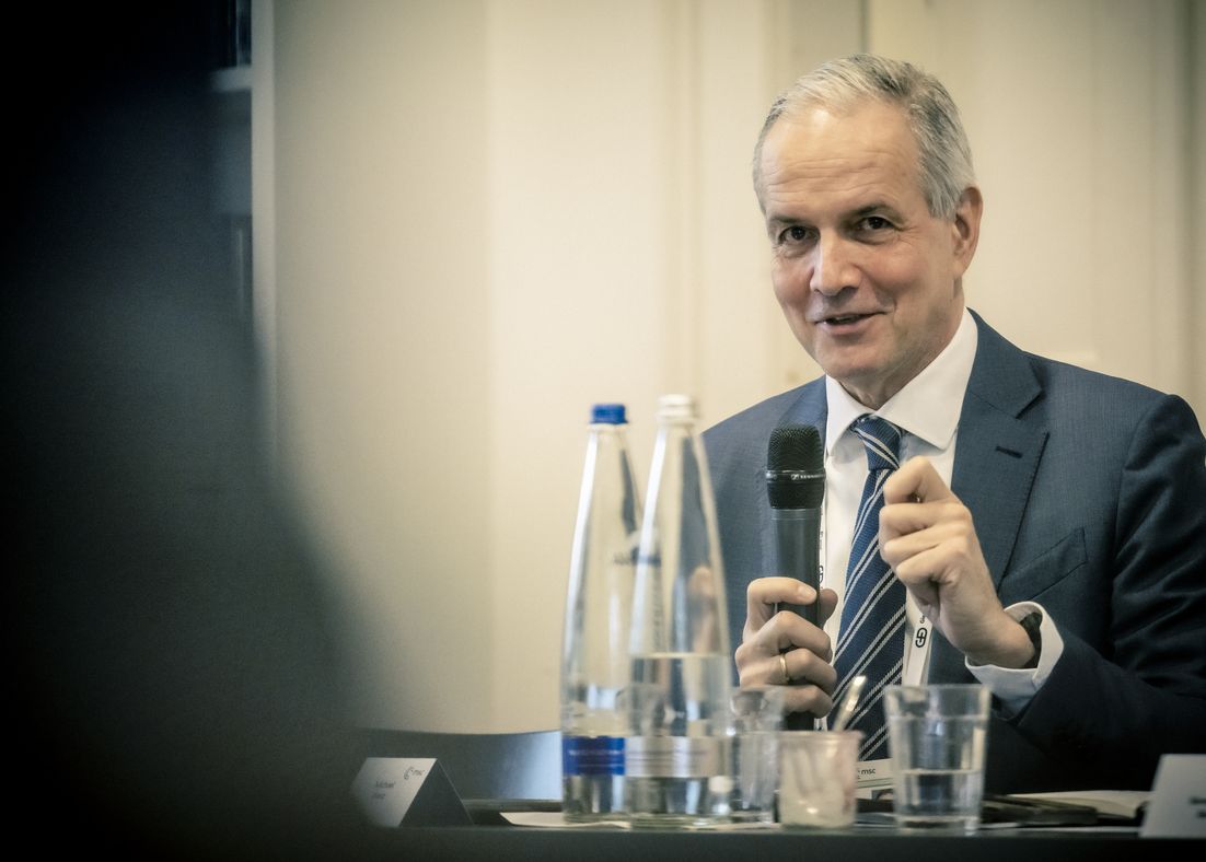 Michael Werz at a Food Security Task Force Session during the Munich Security Conference 2025