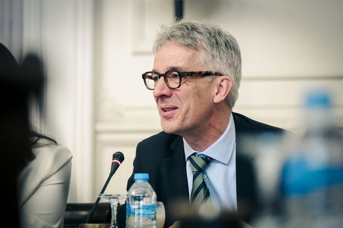 Botschafter Rainer Rudolph, stellvertretender Vorsitzender der Münchner Sicherheitskonferenz