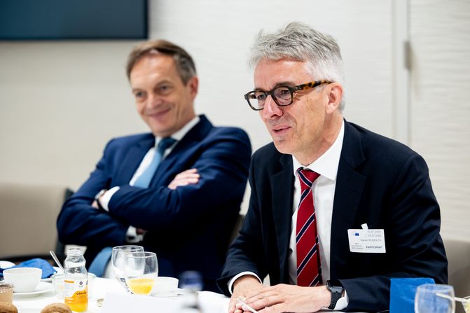 Rainer Rudolph at "MSC in Brussels"
