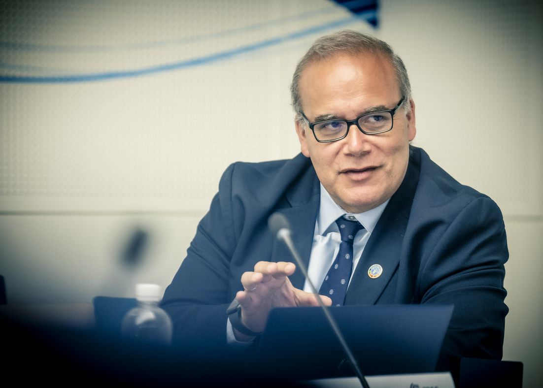 Máximo Torero Cullen at the Food Security Task Force in Brussels