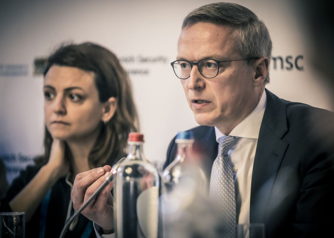 Karsten Wildberger, Federal Minister for Digital Transformation and Government Modernisation of Germany, as speaker at the first session of the MSC Technology Roundtable