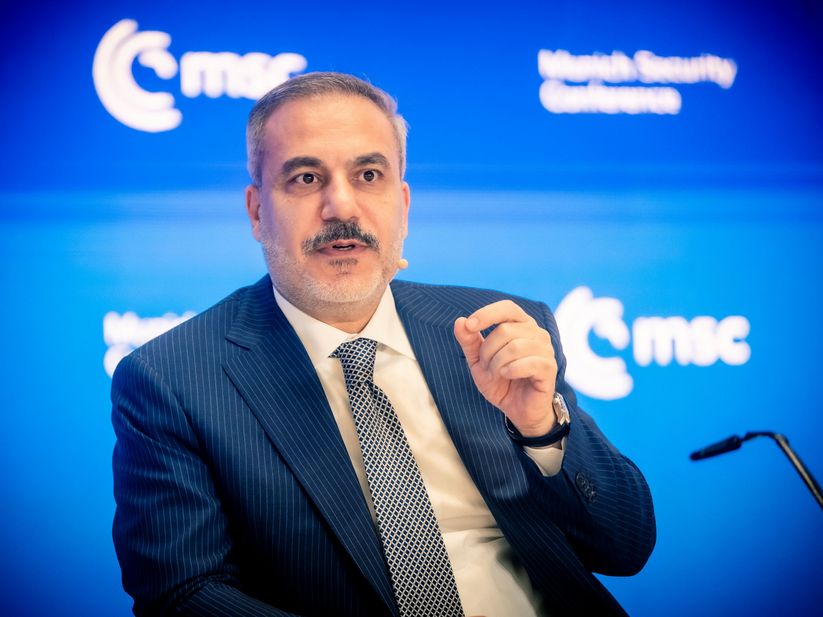 Hakan Fidan speaking